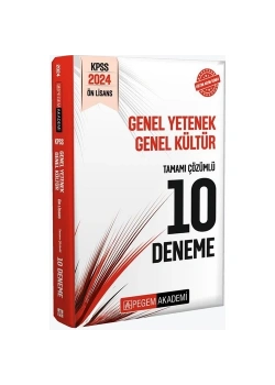 Pegem 2024 Kpss Önlisans Gy Gk 10 Çözümlü Deneme