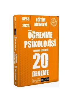Pegem 2024 Kpss Eğitim Bilimleri Öğrenme Psikolojisi 20 Deneme