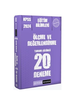 Pegem 2024 Kpss Ölçme Değerlendirme 20 Deneme