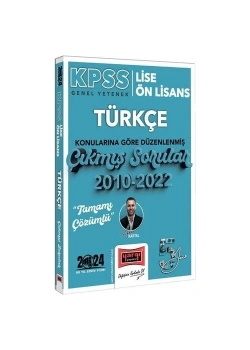 Yargı Kpss 2024 Önlisans Türkçe 2010-2022 Çıkmış Sorular