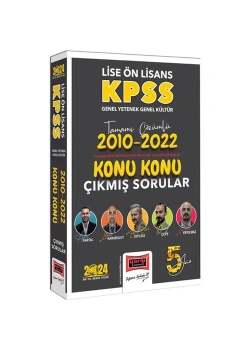 Yargı Kpss Lise Önlisans 2010-2022 Konu Konu Çıkmış Sorular