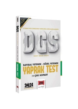 Yargı Dgs Sayısal Sözel Yaprak Test