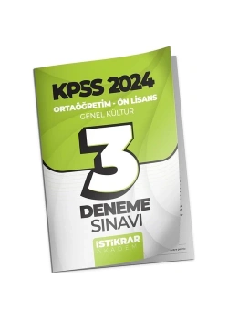 Kpss Ortaöğretim Gk 3 Deneme  İstikrar