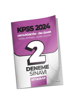 Kpss Ortaöğretim Gy Gk 2 Deneme  İstikrar