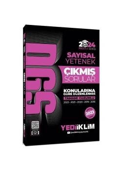 Dgs Sayısal 2018-2022 Çıkmış Sorular  Yediiklim