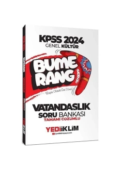 Kpss 2024 Gk Vatandaşlık Soru Bankası  Bumerang Yediiklim