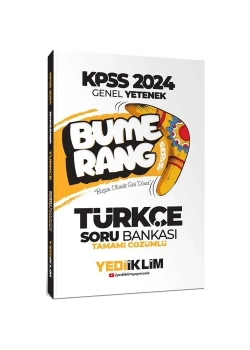 Kpss 2024 Gy Türkçe Soru Bankası Bumerang  Yediiklim