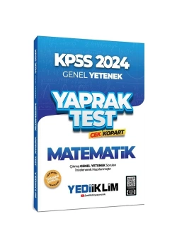 Kpss 2024 Gy Matematik Yaprak Test  Yediiklim