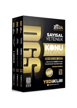 Dgs 2024 Sayısal Sözel Konu Anlatımlı 3 Lü Set  Yediiklim