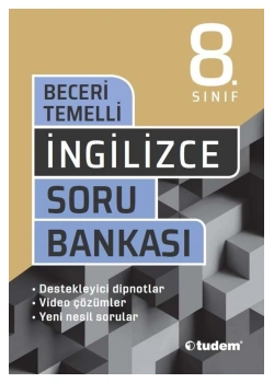 Tudem 8.Sınıf İngilizce Soru Bankası Beceri Temelli