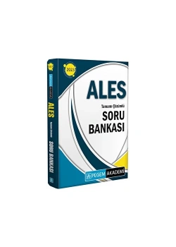 Pegem 20234Ales Çözümlü Soru Bankası