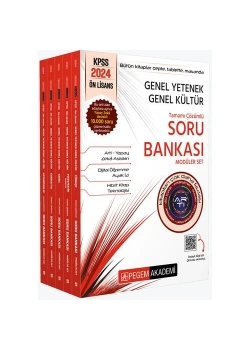 Pegem 2024 Kpss Gy Gk Önlisans Soru Bankası Modüler Set 5 Li