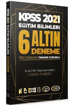 Kpss 2021 Eğitim Bilimleri 6 Altın Deneme Benim Hocam