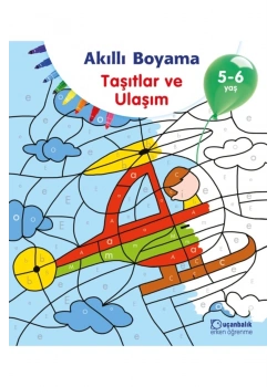 Akıllı Boyama Taşıtlar Ve Ulaşım 5-6 Yaş Uçanbalık