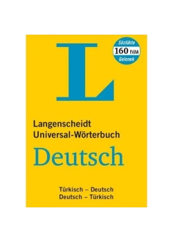 Langenschei̇Dt Almanca-Türkçe Türkçe Almanca L Sözlük