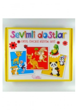 Sevimli Dostlar Okul Öncesi Eğitim Seti Pembe Patikler    Gendaş