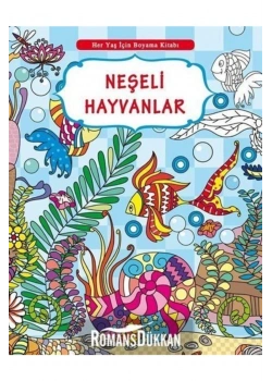 Her Yaş İçin Boyama Kitabı Neşeli Hayvanlar     Selimer