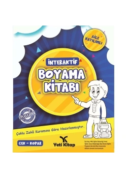 İnteraktif Boyama Kitabı 2 Yeti Kitap