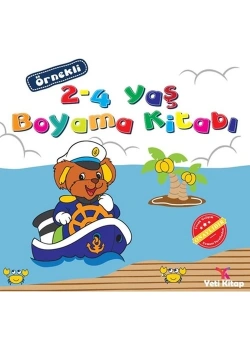 Örnekli 2-4 Yaş Boyama Kitabı  Yeti Kitap