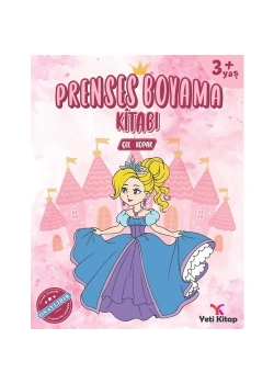 Prenses Boyama Kitabı 3+Yaş  Yeti Kitap