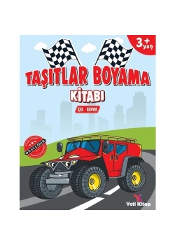 Taşıtlar Boyama  Kitabı  Çek Kopar  3+Yaş  Yeti Kitap