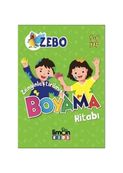 Zebo Zenginleştirilmiş Boyama Kitabı Limon Kids
