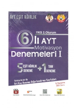 Ayt Motivasyon Denemeleri 6 Lı   Tonguç