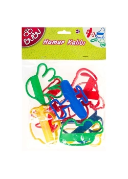 Bu-Bu Oyun Hamuru Kalıbı 10 Parça Kod:Bubu00001