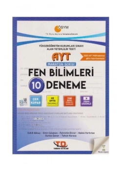 Tandem Ayt Fen Bilimleri 10 Deneme Maraton Serisi