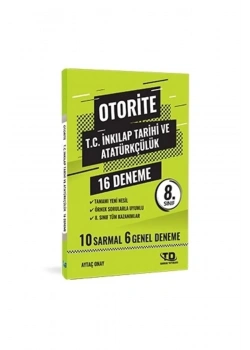 Tandem 8.Sınıf İnkılap Tarihi 16 Deneme Otorite