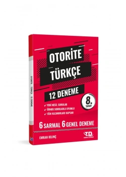 Tandem 8.Sınıf Otorite Türkçe 12 Deneme
