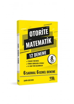 Tandem 8.Sınıf Otorite Matematik 12 Deneme
