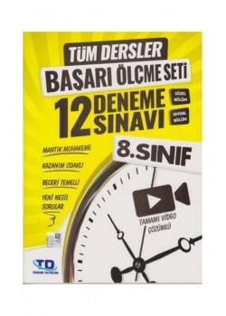 Tandem 8.Sınıf Tüm Dersler 12 Deneme Sınavı