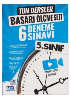 Tandem 5.Sınıf Tüm Dersler 6 Deneme Başarı Ölçme Seti