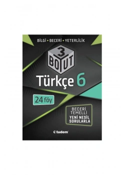 Tudem 6.Sınıf Türkçe 3 Boyut
