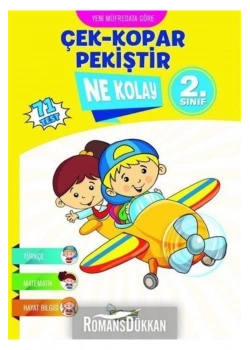 2.Sınıf Çek Kopar Pekiştir Ne Kolay Yaprak Test      Selimer