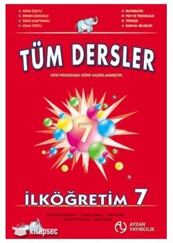 Aydan 7.Sınıf İlköğretim Tüm Dersler Konu Anlatım