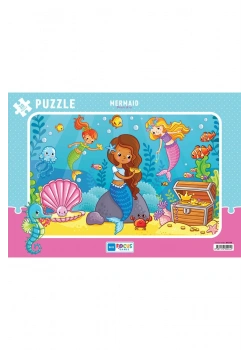 Blue Focus 30  Parça Puzzle Deniz Kızı Mavi Lale