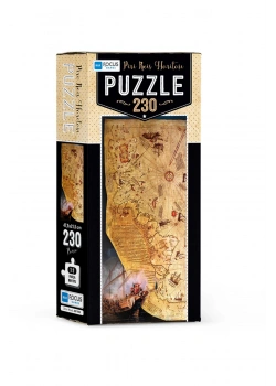 Blue Focus Kutulu 230 Parça Puzzle Piri Reis Haritası Mavi Lale