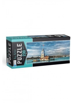 Blue Focus Kutulu 230 Parça Puzzle Kız Kulesi Mavi Lale