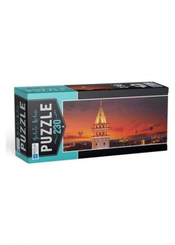 Blue Focus Kutulu 230 Parça Puzzle Galata Kulesi Mavi Lale