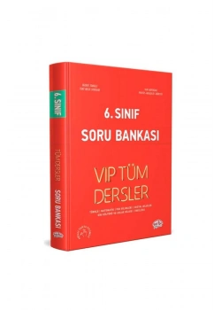 Editör 6.Sınıf Vip Tüm Dersler Soru Bankası