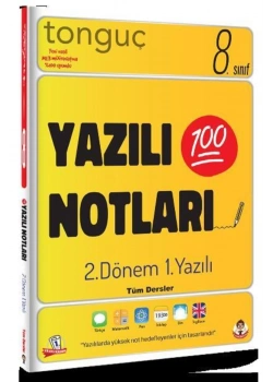Tonguç 8.Sınıf Yazılı Notları 2.Dönem 1.Yazılı