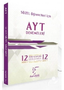 Ayt Sözel 12 Deneme Seti  Karekök