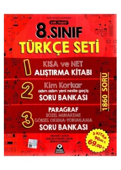 8.Sınıf Türkçe Seti Örnek Akademi