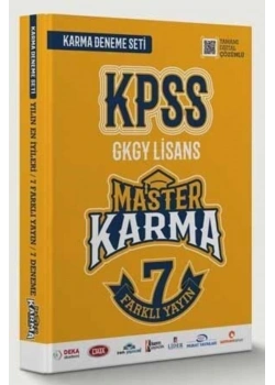 Kpss Gkgy Li̇Sans Master 7 Karma Deneme