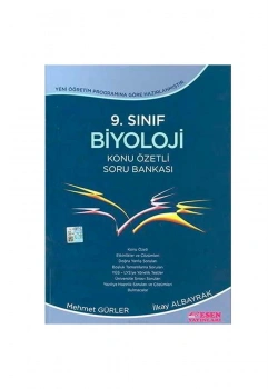 Esen 9.Sınıf Biyoloji Konu Özetli Soru Bankası