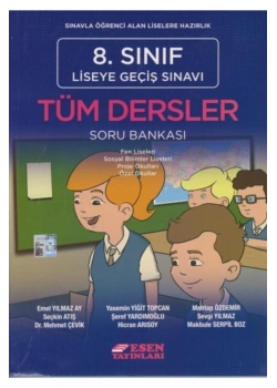 Esen 8.Sınıf Tüm Dersler Soru Bankası