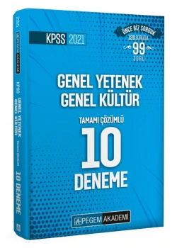 Pegem 2021 Kpss Gk Gy Çözümlü 10 Deneme