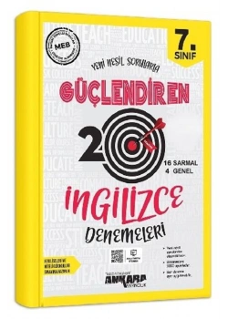 7. Sınıf İngilizce 20 Deneme Ankara Yayın